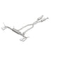 MagnaFlow Cat Back, SS, 2.5in, Quad Split Polish 4in tip 14-15 Jeep Grand Cherokee 3.6L/5.7L V6/V8