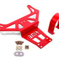 BMR 15-18 Dodge Challenger (Auto Trans) Hellcat/Demon Driveshaft Safety Loop - Red
