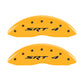 MGP 4 Caliper Covers Engraved Front & Rear SRT4 Yellow finish black ch