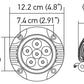 Hella Value Fit 90mm 6 LED Light - FLSH Off Road Spot Light