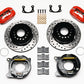 Wilwood Forged Dynalite P/S Park Brake Kit Drilled Red BOP Axle 2.75in Bearing 2.75 Offset