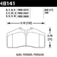 Hawk Audi/Porsche Rear AND ST-40 HPS Street Brake Pads