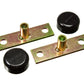 Energy Suspension 66-77 Ford Bronco 4WD Black Tailgate Hinge Bracket & Bushing Set
