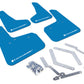 Rally Armor 12-19 Ford Focus (Incl. ST) / 16-19 RS Nitrous Blue UR Mud Flap w/ White Logo