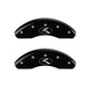 MGP 2 Caliper Covers Engraved Front Circle K/Kia Black Finish Silver Char 2018 Kia Rio