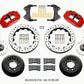 Wilwood Narrow Superlite 6R Front Hub Kit 12.88in Drill Red WWE ProSpindle (5x4.75in 5x5.00in Hub)