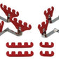 Moroso Chevrolet Small Block Ignition Wire Loom Kit - Centerbolt - 7-9mm - Red