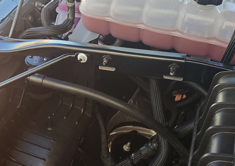 J&L 2021-2022 Ram TRX 6.2L Supercharged Passenger Side Oil Separator 3.0 - Black Anodized