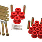 Energy Suspension 64-73 Ford Mustang Red Heavy Duty Shackle Set