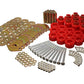 Energy Suspension Body Mount Set 1in Lift W/Hardware  - Red