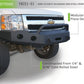 DV8 Offroad 07-13 Chevrolet Silverado 1500 Front Bumper - Black Powdercoat