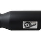 aFe Diesel Exhaust Tip Bolt On Black 4in Inlex x 6in Outlet x 15in