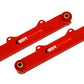 BMR 10-15 5th Gen Camaro Rear Non-Adj. Toe Rods (Polyurethane) - Red