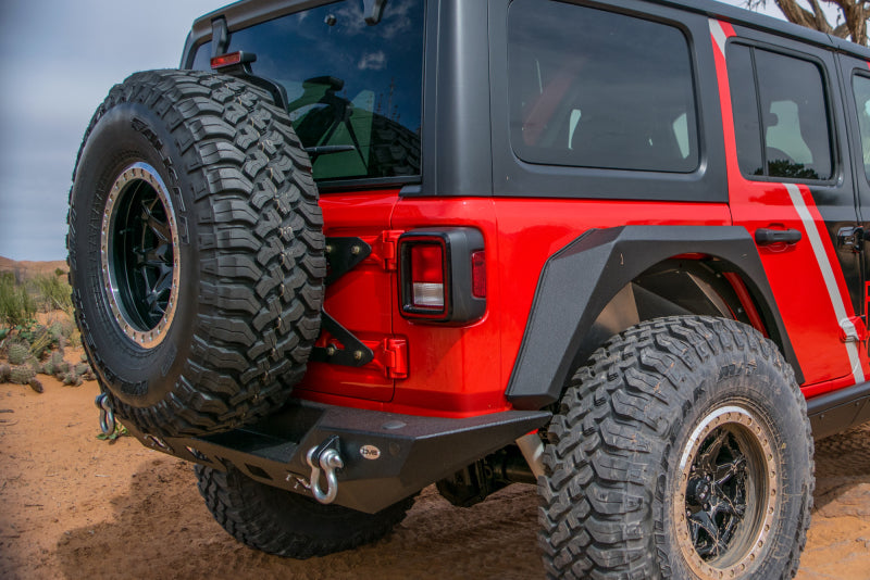  DV8 Offroad 2018+ Jeep Wrangler JL Tailgate Mounted Tire Carrier