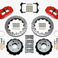 Wilwood Narrow Superlite 4R Rear Kit 12.88in Drilled Red 84-87 Corvette C4