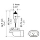 Hella Bulb 881 12V 27W Pgj13 T325