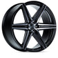 Vossen HF6-2 22x9.5 / 6x139.7 / ET20 / Deep Face / 106.1 - Tinted Gloss Black