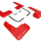 Rally Armor 19-21 Hyundai Veloster Turbo R-Spec Red UR Mud Flap w/ White Logo