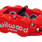 Wilwood Caliper-Narrow Superlite 6R-RH - Red 1.62/1.12/1.12in Pistons 1.25in Disc