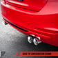 AWE Tuning BMW F3X N20/N26 328i/428i Touring Edition Exhaust Quad Outlet - 80mm Chrome Silver Tips