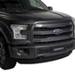 Putco 15-17 Ford F-150 - SS Black Punch Design w/ 10in Luminix Light bar Bumper Grille Inserts