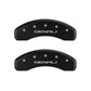 MGP 4 Caliper Covers Engraved Front & Rear Denali Red finish silver ch