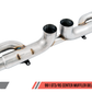AWE Tuning Porsche 991 GT3 / RS Center Muffler Delete - Diamond Black Tips