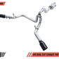 AWE Tuning 2015+ Ford F-150 0FG Dual Exit Performance Exhaust System w/5in Diamond Black Tips
