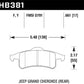 Hawk 99-04 Jeep Grand Cherokee LTS Street Rear Brake Pads