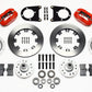 Wilwood Forged Dynalite Front Kit 12.19in Red 37-48 Ford Psgr. Car Spindle
