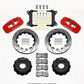 Wilwood AERO6 Front Hat Kit 14.00 Drilled Red 63-87 C10 w/ Wilwood Pro Spindles
