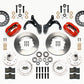 Wilwood Forged Dynalite Front Kit 11.00in Red 69-70 Impala Drum/Disc 69-82 Vette