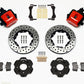 Wilwood Combination Parking Brake Rear Kit 11.00in Drilled Red Civic / Integra Disc 2.39 Hub Offset