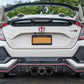 Rally Armor 17-21 Honda Civic Type R Black UR Mud Flap w/ White Logo