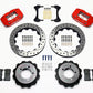 Wilwood Dynapro Radial Rear Kit 13.00in Drilled Red Mitsubishi EVO VIII