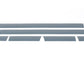 Putco 15-20 Ford F-150 Reg Cab 6.5ft - (4.25in Tall -10pcs) Black Platinum Rocker Panels