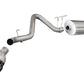 Corsa 11-13 GMC Sierra 6.0L V8 3in Cat-Back Single Side w Twin 4in Black Pro-Series Tips