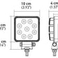 Hella ValueFit Work Light 4SQ 1.0 LED MV CR LT