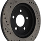 StopTech 05-10 Ford Mustang Slotted & Drilled Left Rear Rotor