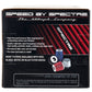 Spectre Adjustable Conical Air Filter 5-1/2in. Tall (Fits 3in. / 3-1/2in. / 4in. Tubes) - Red
