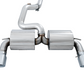 AWE Tuning Ford Focus RS Touring Edition Cat-back Exhaust- Resonated - Chrome Silver Tips