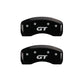MGP 4 Caliper Covers Engraved Front Mustang Engraved Rear SN95/GT Black finish silver ch