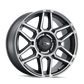 ION Type 146 20x9 / 6x139.7 BP / 0mm Offset / 106mm Hub Matte Black W/Machined Dart Tint Wheel
