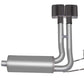 Gibson 87-96 Ford F-150 XL 4.9L 2.5in Cat-Back Super Truck Exhaust - Stainless