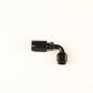 Fragola -6AN x 90 Degree Hose End Aluminum - Black Only