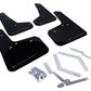 Rally Armor 12-19 Ford Focus ST / 16-19 RS Black Mud Flap w/ Grey Logo