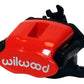Wilwood Caliper-Combination Parking Brake-Pos 1-L/H-Red 34mm piston .81in Disc