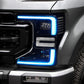 Oracle 20-22 Ford F-250/350 Super Duty Dynamic ColorSHIFT Headlight DRL Upgrade Kit w/Switchback