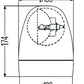 Hella Rotating Beacon H12V Amber Lamp 2Rl