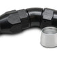 Vibrant -6AN 30 Degree Hose End Fitting for PTFE Lined Hose